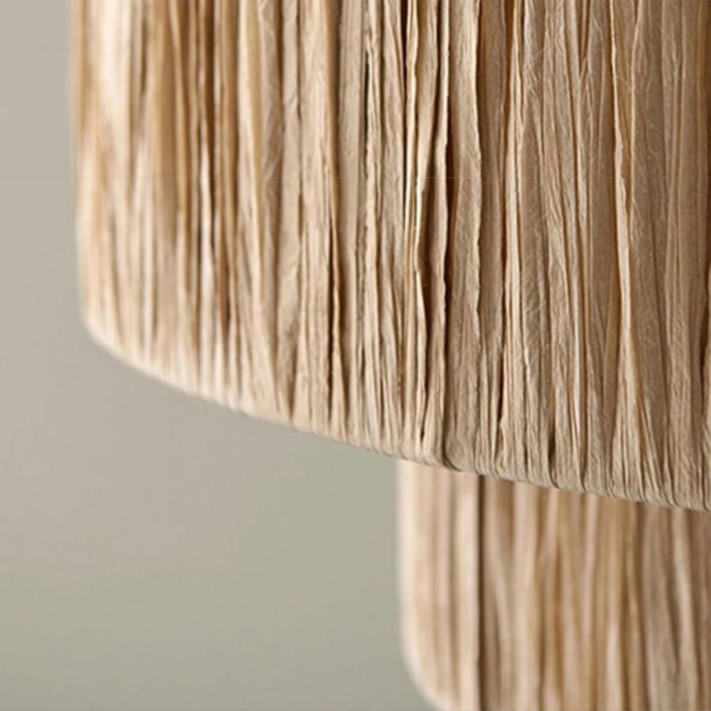 Ritta Design Rustico Boho LED Lampade a Sospensione Metallo Rattan Soggiorno/Camera da Letto
