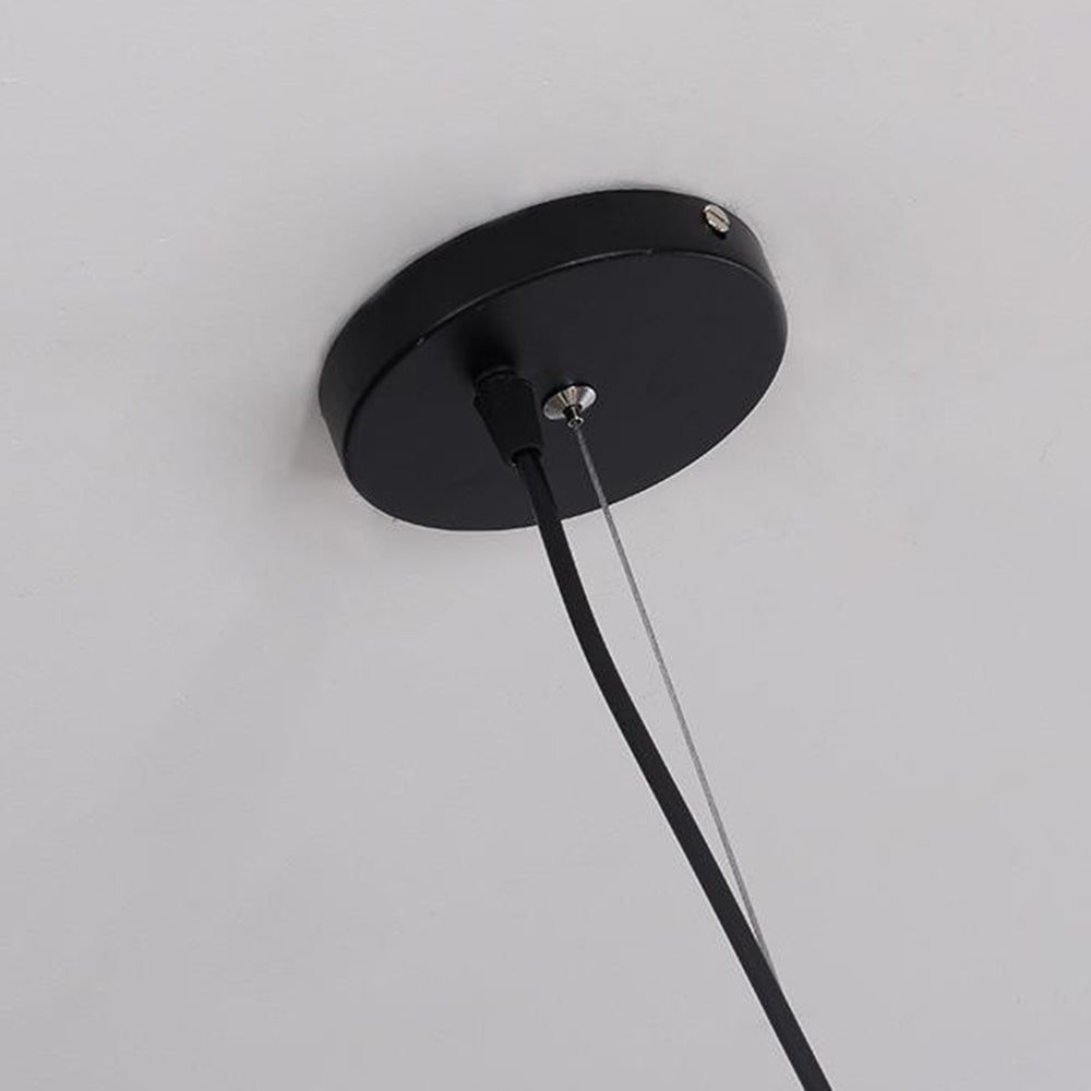 Ritta Design LED Lampade a Sospensione Bianco Metallo/ Artificiale Seta Isola Cucina