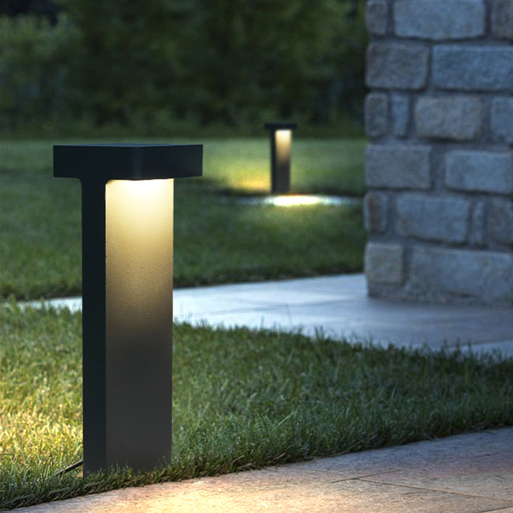 Ray Moderno Metallo Solare Lampade da Esterno Giardino
