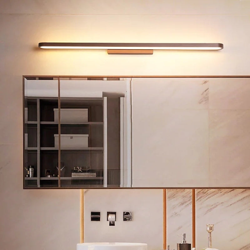 Arisha Moderno LED Faro a specchio Applique Marrone
