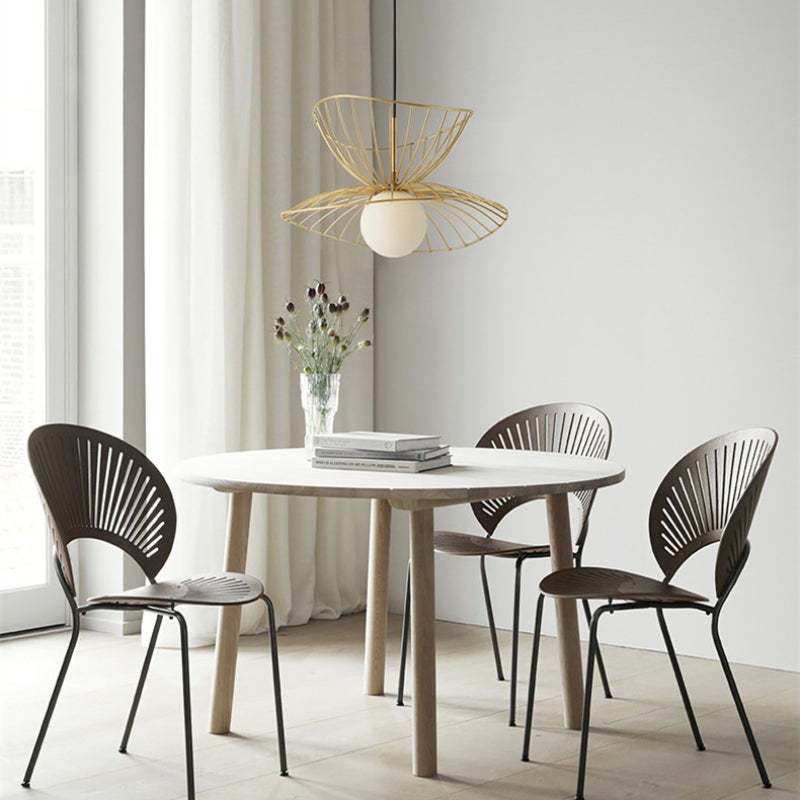 Renée Moderne LED Lampade a Sospensione Metallo Oro/Nero Cucina