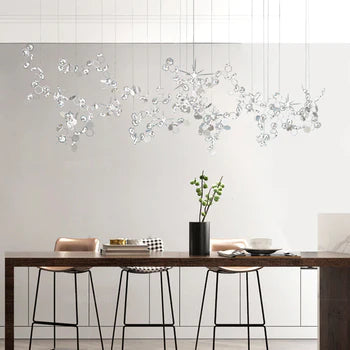 Olivia Cristallo Argenti Moderni Lampadari