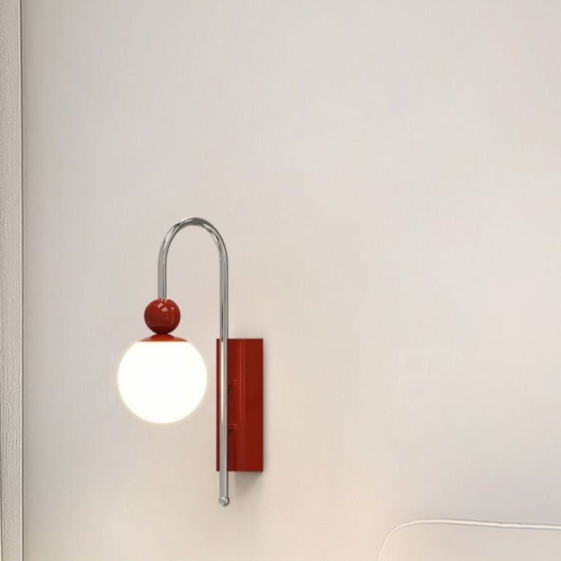 Valentina Moderno LED Metallo Vetro Applique Camera da Letto Corridoio