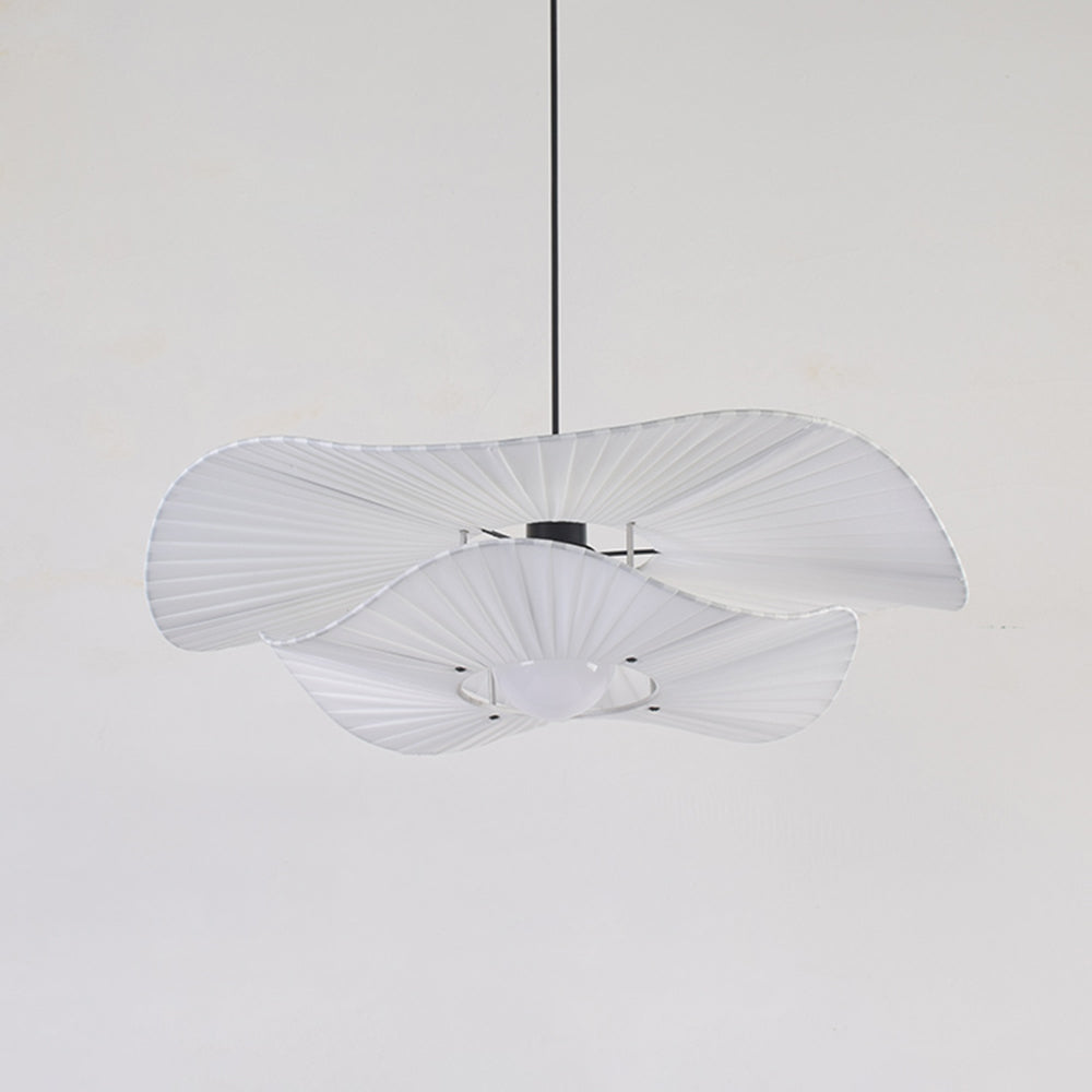 Ritta Lampade a Sospensione Moderno Nordico Panno/Metallo Shell Bianco