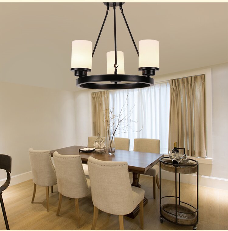 Silva Vintage Metallo Vetro Lampadari Soggiorno/Sala da Pranzo