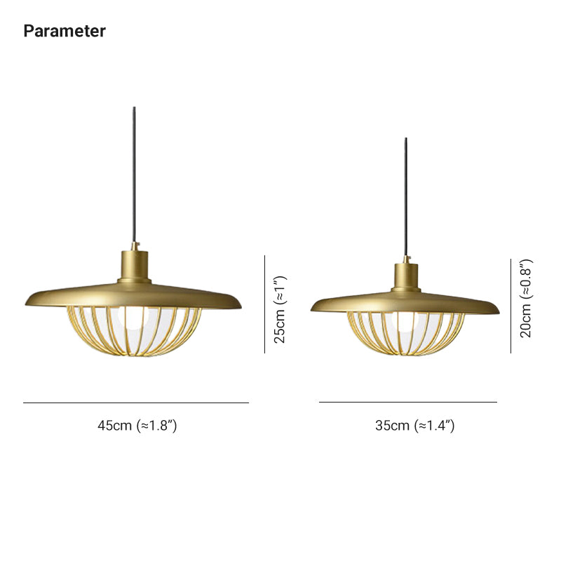 Arisha Moderno LED Lampada a Sospensione Metallo Oro/Marrone/Grigio/Nero/Legno Sala da Pranzo/Soggiorno/Camera da Letto