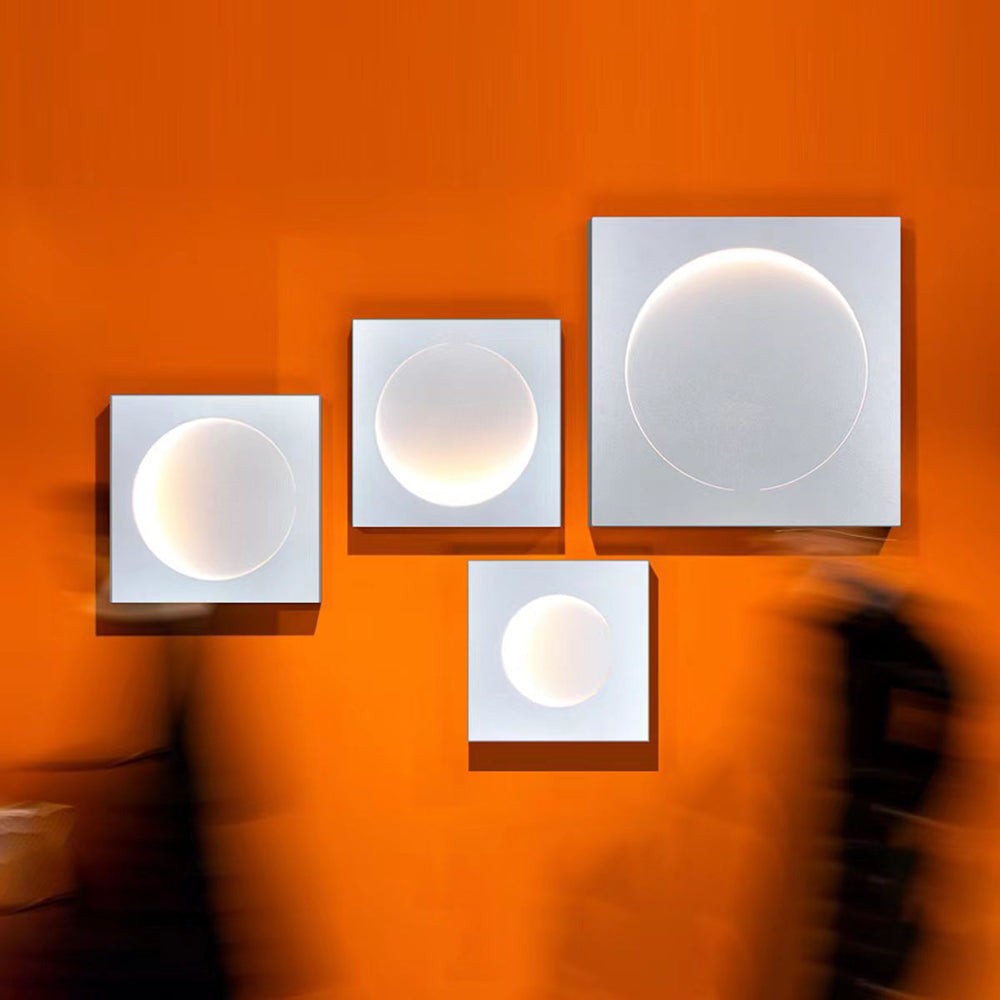 Aria Design Moderna LED Appliquea Decorativo Metallo Luna Soggiorno/Camera da Letto