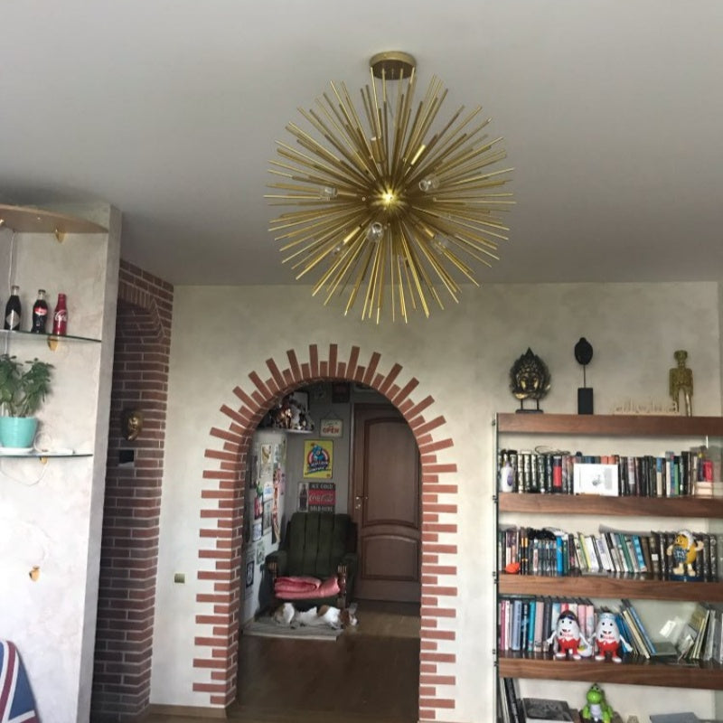 Arisha Moderno LED Lampadari Oro Metallo Sala da Pranzo/Soggiorno
