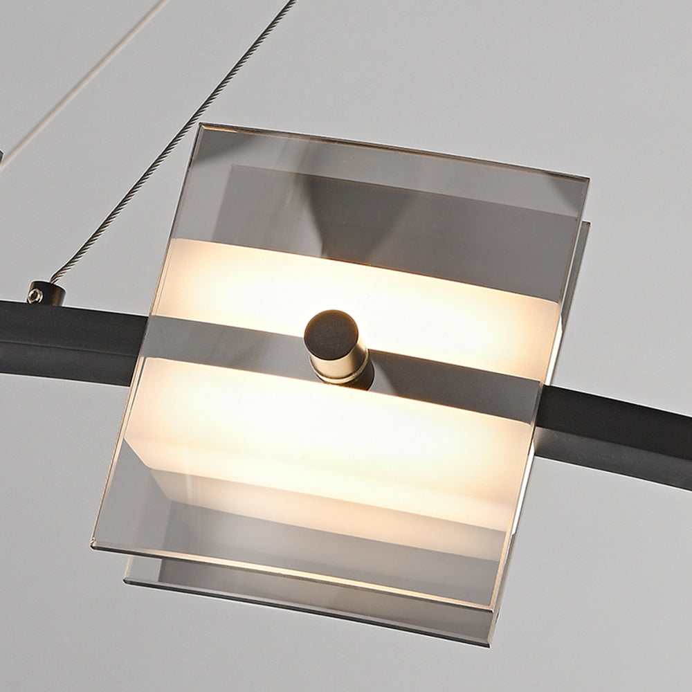 Arisha Moderno Urbano LED Anello Lampade a Sospensione Metallo Nero/Oro Soggiorno/Camera da Letto