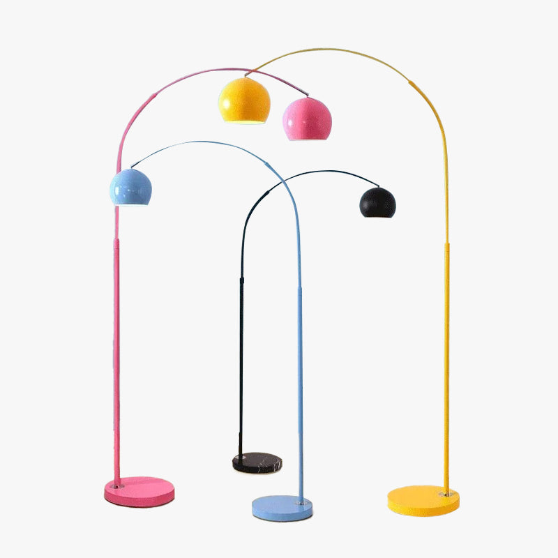 Mira Moderna LED Lampada da Terra Metallo Colorato Bellissimo