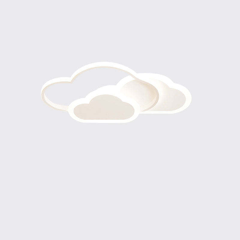 Arisha Moderne LED Plafoniere Cavo al Soffitto di Una Gru a Forma Nuvolosa Bianco/Rosa