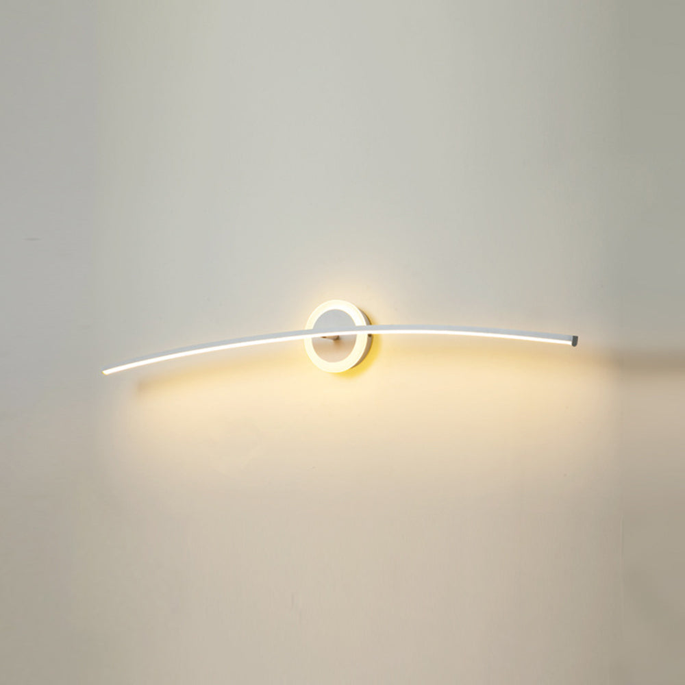Arisha Moderno LED Applique Faro a specchio Lineare Metallo Specchio Frontale Bagno/Camera da Letto