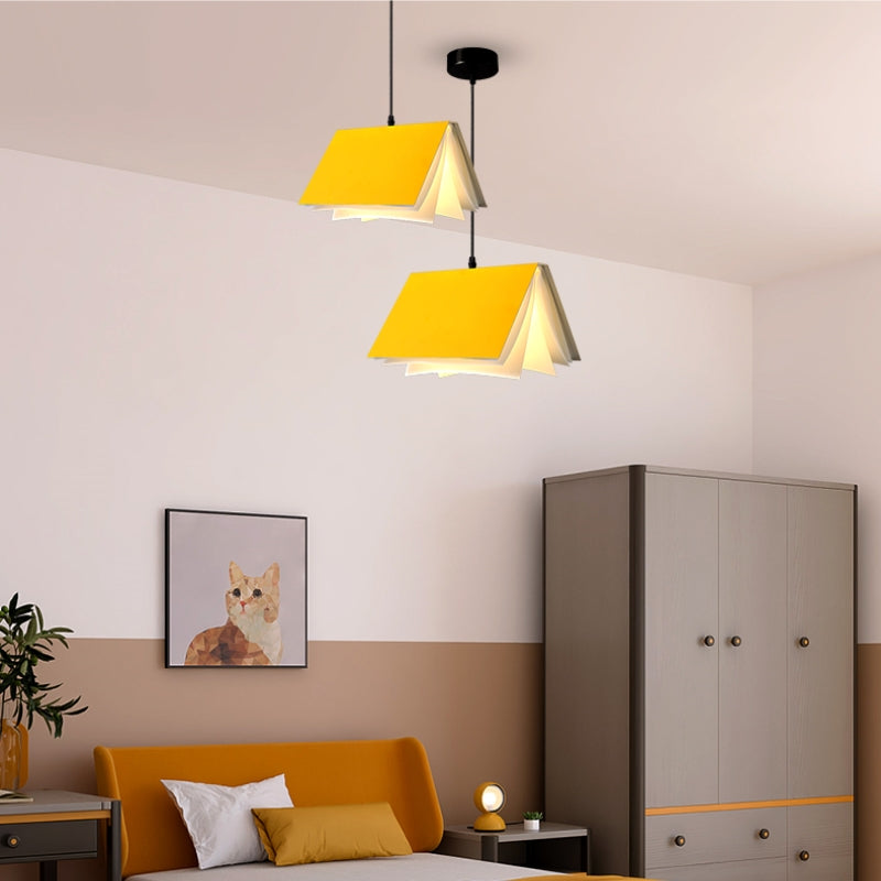 Arisha Creative Libro Metallo Plastica Lampade a Sospensione Camera da Letto