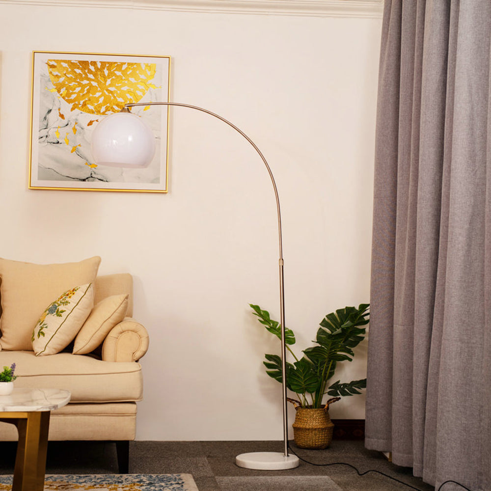 Mira Moderne LED Alto/Arco Lampade da Terra Arancio/Bianco