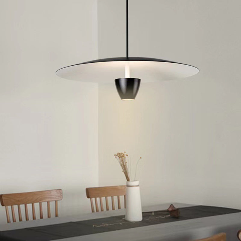 Arisha Moderno LED Lampada a Sospensione Metallo Nera Sala da Pranzo/Soggiorno/Camera da Letto