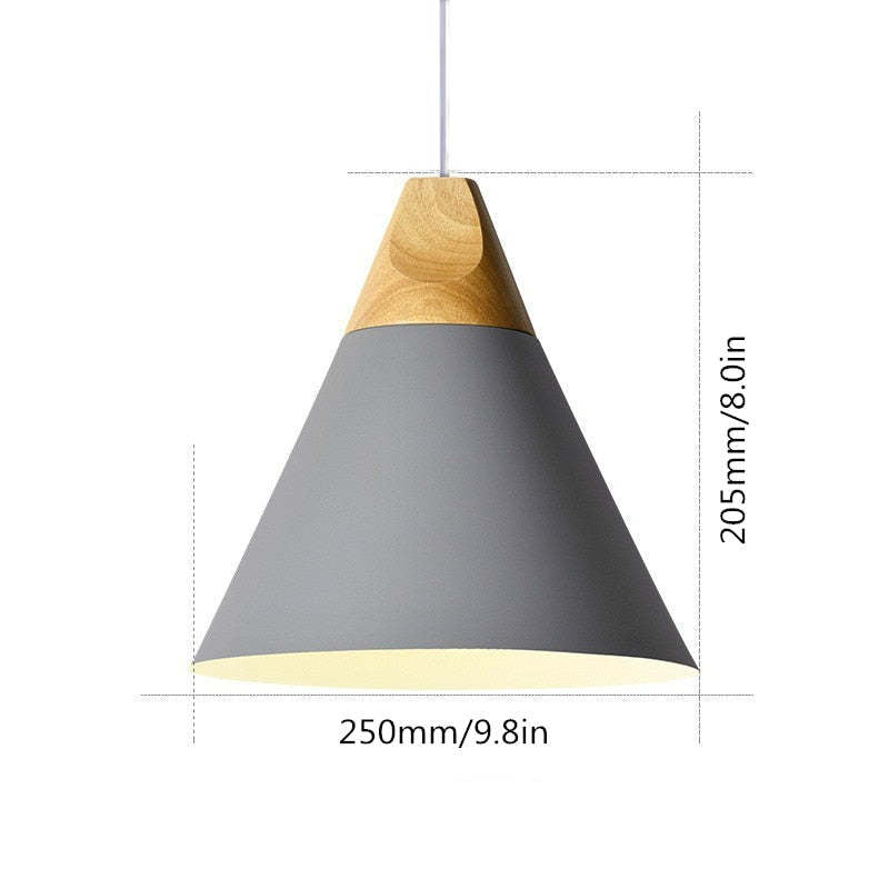 Valentina Moderno Semplice LED Lampada a Sospensione Multi-Forme Legno/Metallo Soggiorno/Camera da Letto/Cucina