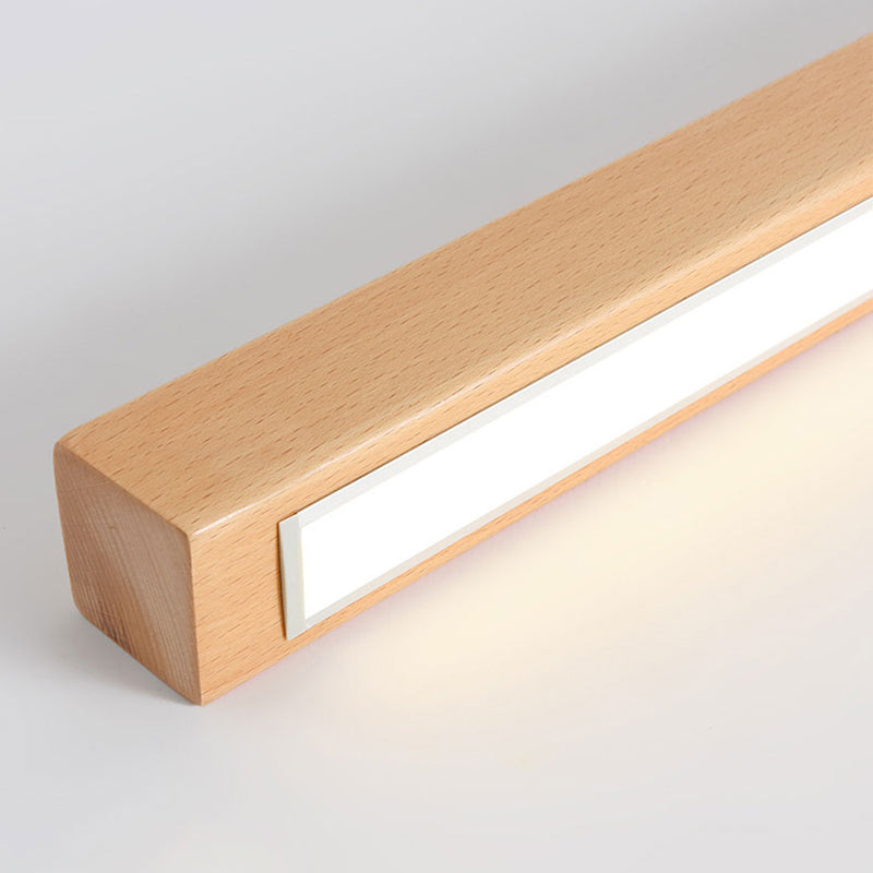 Arisha Moderna LED Plafoniera Legno Acrilico Lineare Soggiorno/Camera da Letto