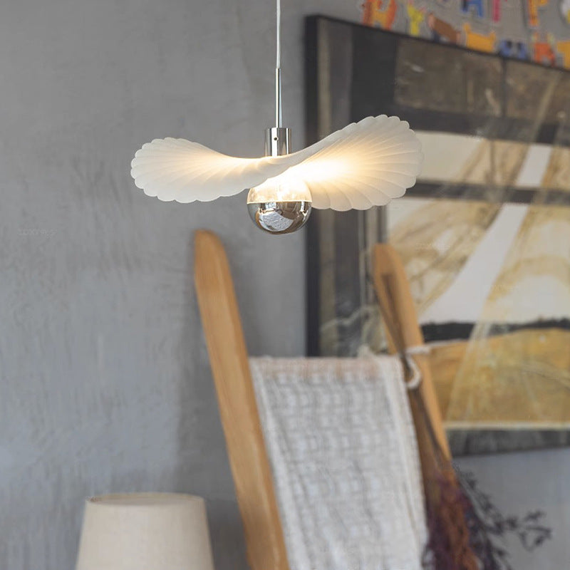 Ritta Design Piuma Metallo Resina LED Lampade a Sospensione Camera da Letto