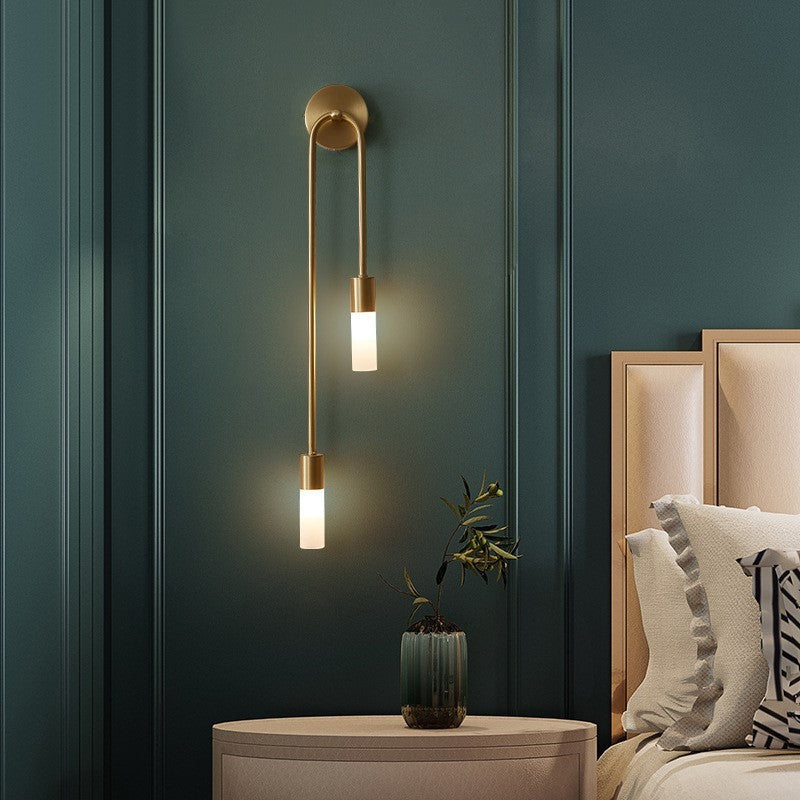 Arisha Moderno LED Applique Metallo Acrilico Oro
