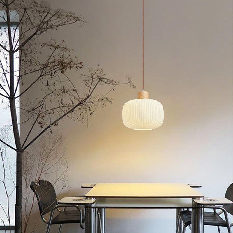 Muto Moderno Legno/Vetro Lampade a Sospensione Bianco Soggiorno Camera da Letto