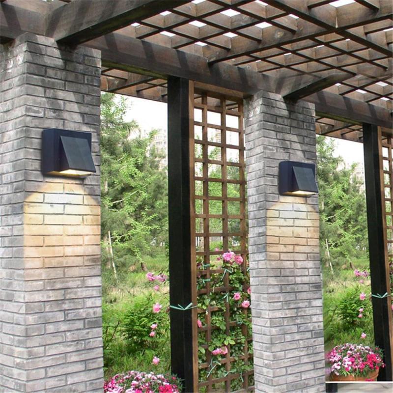 Ray Moderna Minimalismo LED Applique da Esterni Metallo Nera Piccolo Corridoio/Giardino