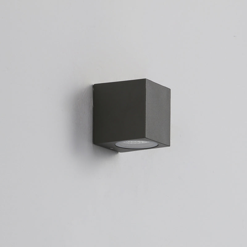 Ray Moderne LED Lampade da Esterno Metallo Nero Quadrato Minimalista