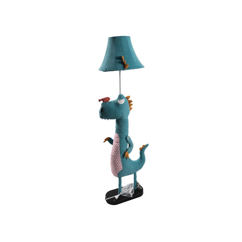 Arisha Blu Dinosauro Lampade da Terra Metallo LED
