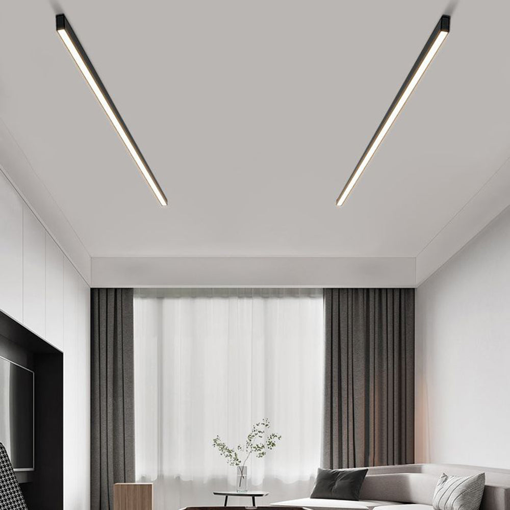 Arisha Moderne Lineare Design LED Plafoniere Economico Metallo Nere