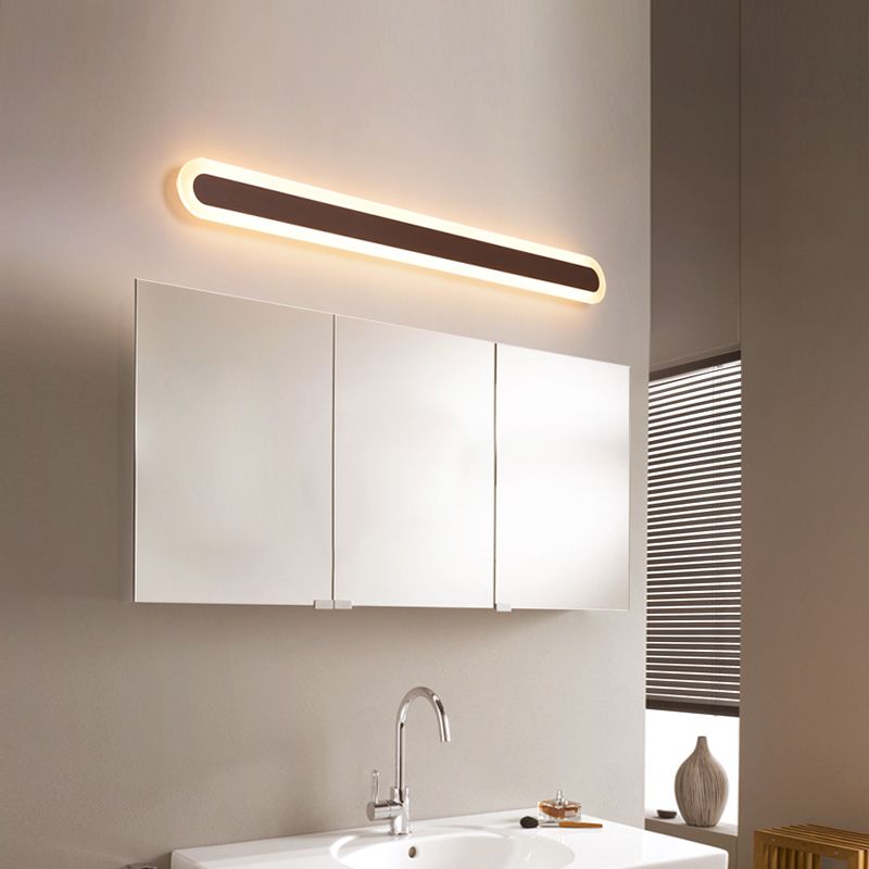 Arisha Rotondo Lampade da Specchi 2 Colori Metallo/Acrilico Soggiorno