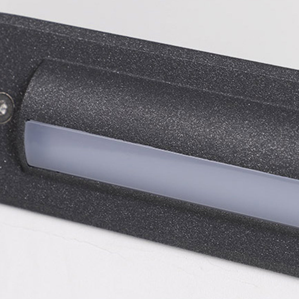 Ray Moderno Rettangolare Lineare Metallo Lampade da Esterno Giardino