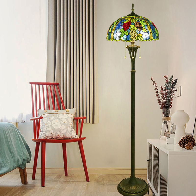 Silva Vintage LED Bellissimo Lampade da Terra Metallo VetroSoggiorno/Camera da Letto/Sala Studio