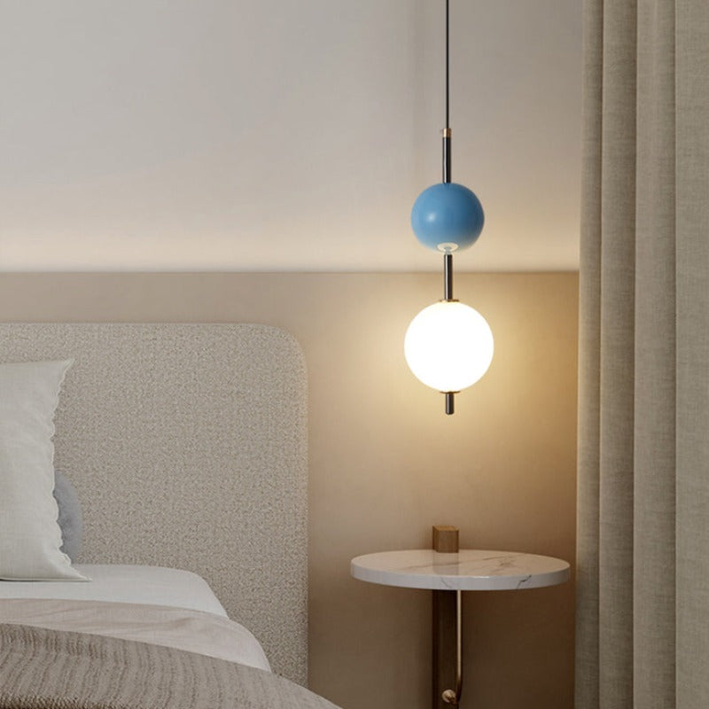 Valentina Moderno Metallo Acrilico Sospensione Rosso Grigio Blu Camera da Letto Soggiorno