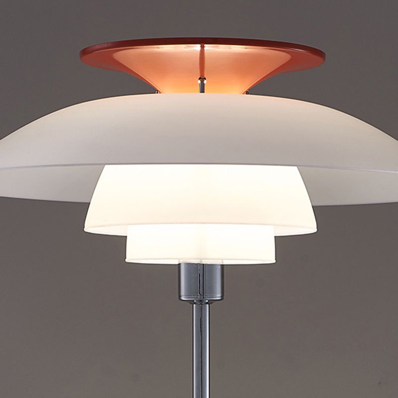 Mira Moderne Disco Volante LED Lampade da Terra Metallo/Acrilico
