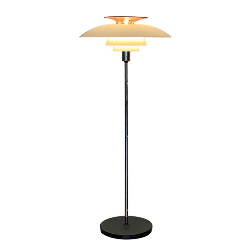 Mira Moderne Disco Volante LED Lampade da Terra Metallo/Acrilico