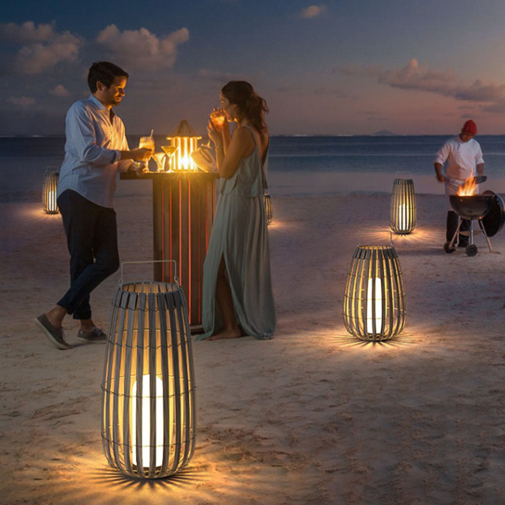 Ray Classico Lanterne Solare Metallo Lampade da Esterno Marrone