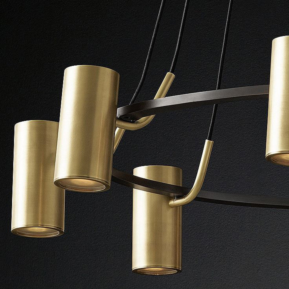 Arisha Design LED Lampade a Sospensione Oro Metallo Camera da Letto