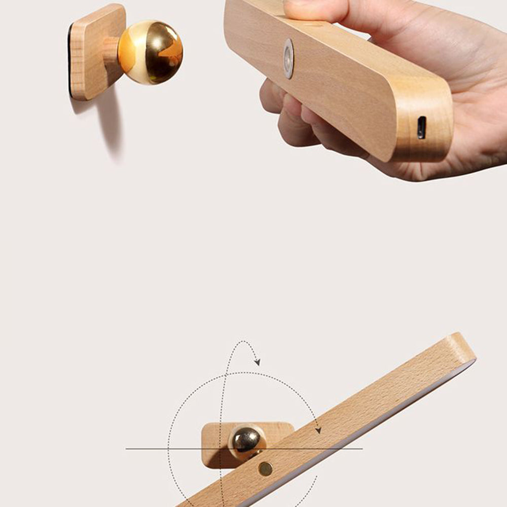 Muto Moderno LED Applique Ovale Legno Acrilico Metallo Soggiorno/Camera da Letto/Sala Studio