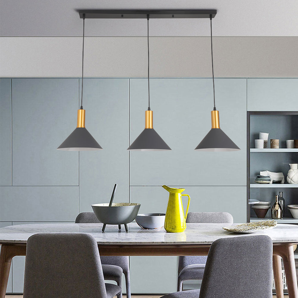 Arisha Moderne LED Lampade a Sospensione Metallo Blu Isola Cucina/Soggiorno/Bagno Semplice