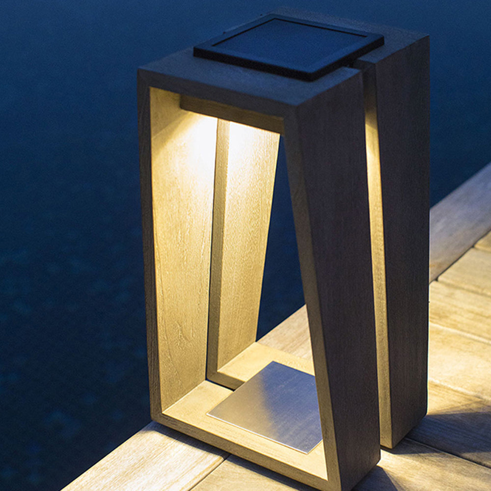 Ray Minimalista LED Cuboid Solare/Ricaricabile Lampade da Terra Esterno