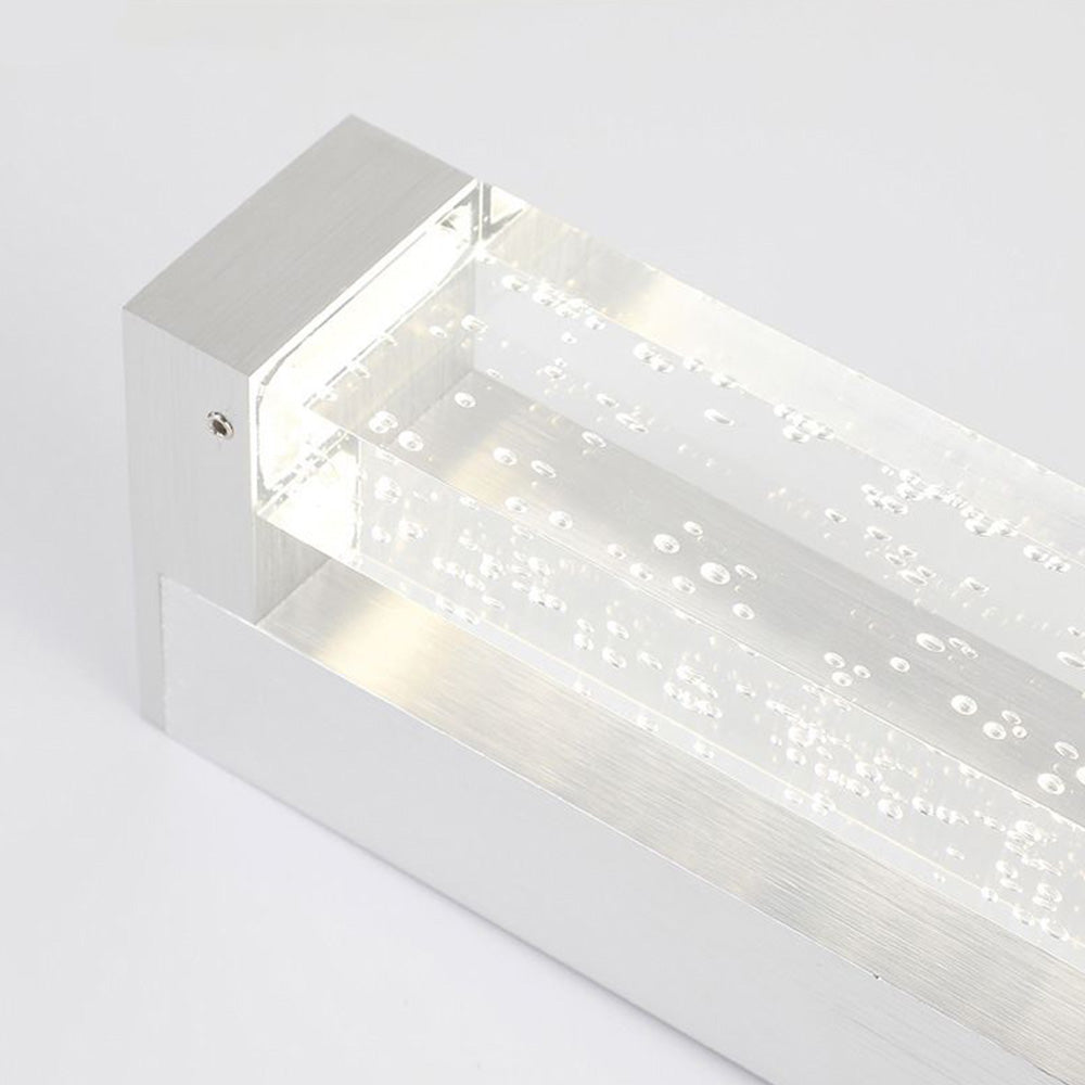 Arisha Moderni LED Applique Rettangolare Trasparente Specchio Anteriore Vanity Bagno