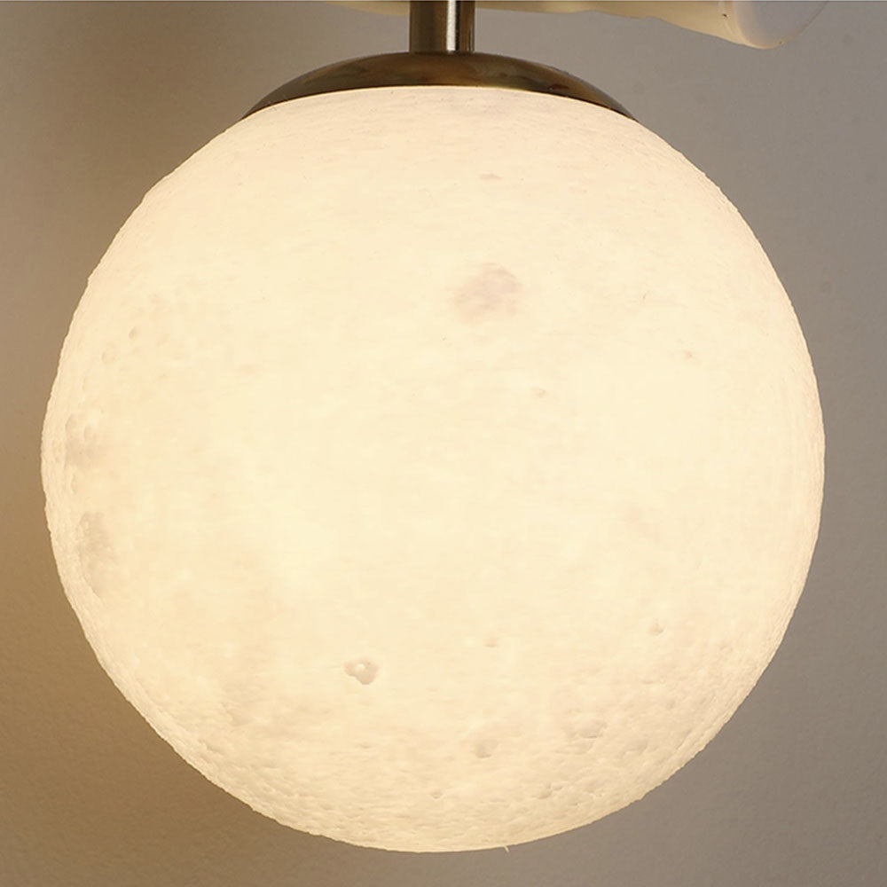 Arisha Design Luna Metallo Acrilico Lampade a Sospensione Oro