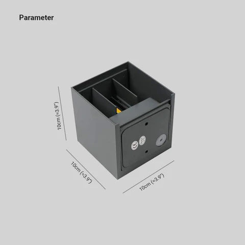 Ray Applique da Esterni Quadrato Regolabile LED