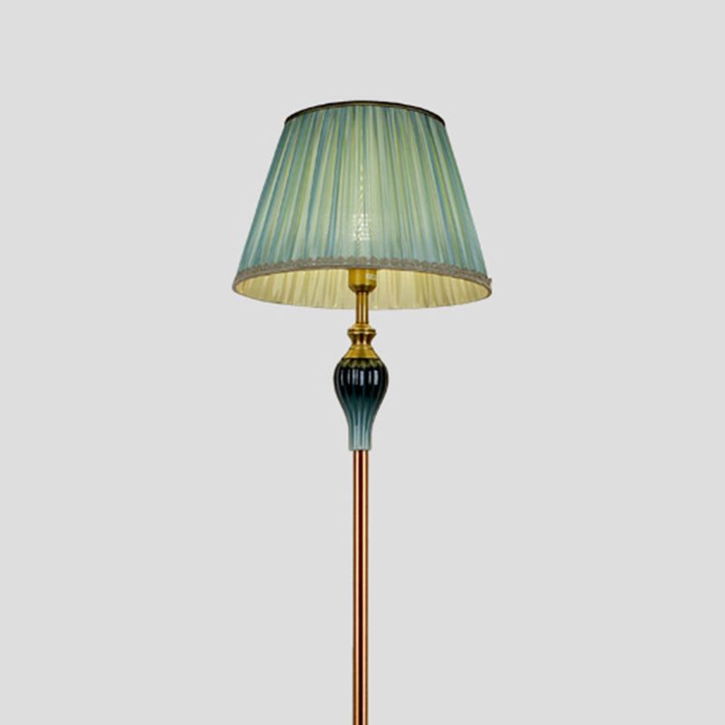 Tiffany Moderni LED Lampade da Terra Metallo Tessuto Soggiorno/Camera da Letto