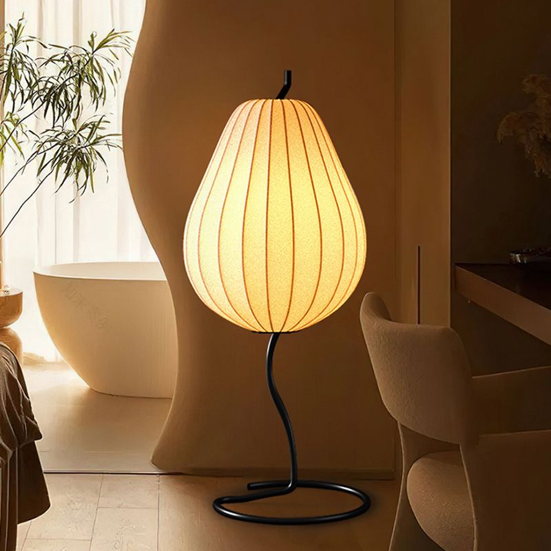 Ritta Moderno Pera Forma LED Lampade da Terra Tessuto/Metallo Soggiorno