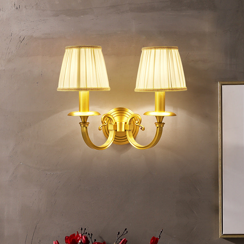 Silva Decorativo Applique Metallo Tessuto Soggiorno Camera da Letto