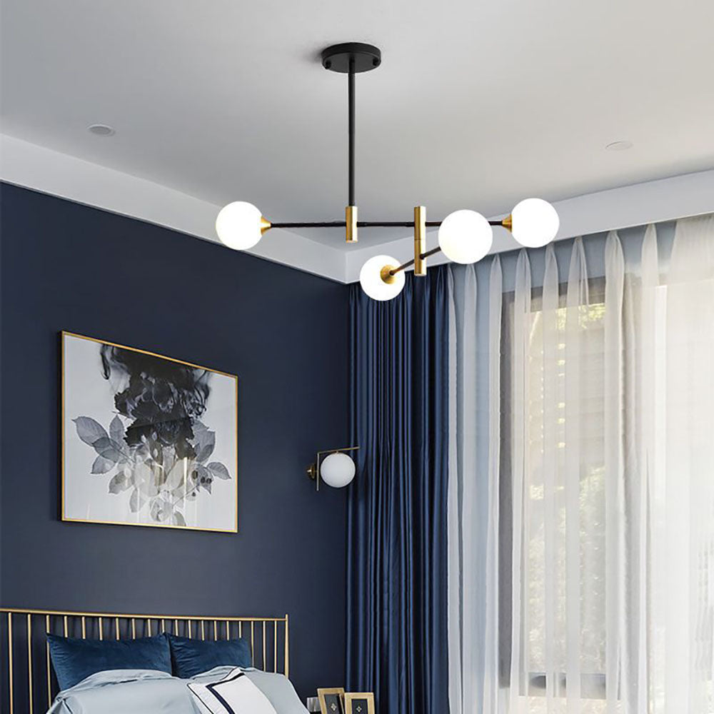 Valentina Oro Lampade a Sospensione Metallo/Vetro Camera da Letto