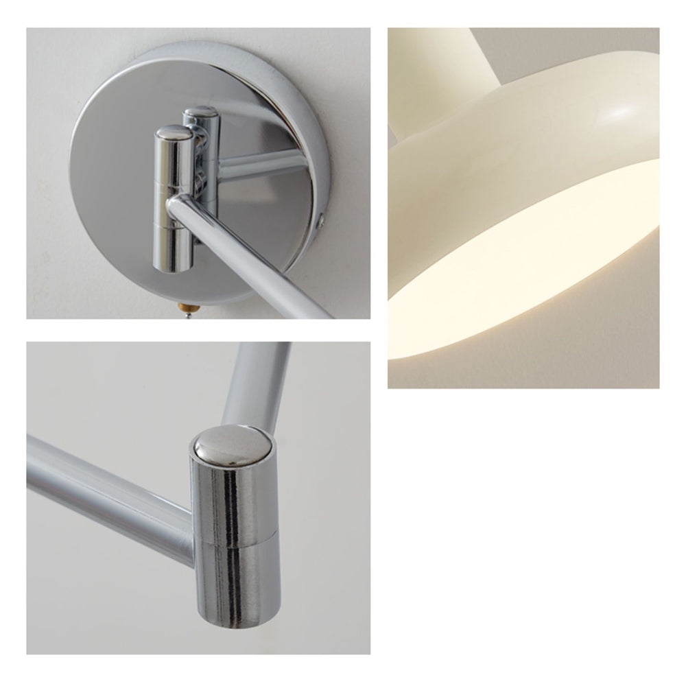 Arisha Design LED Applique 3 Temperatura Colore Metallo/Acrilico