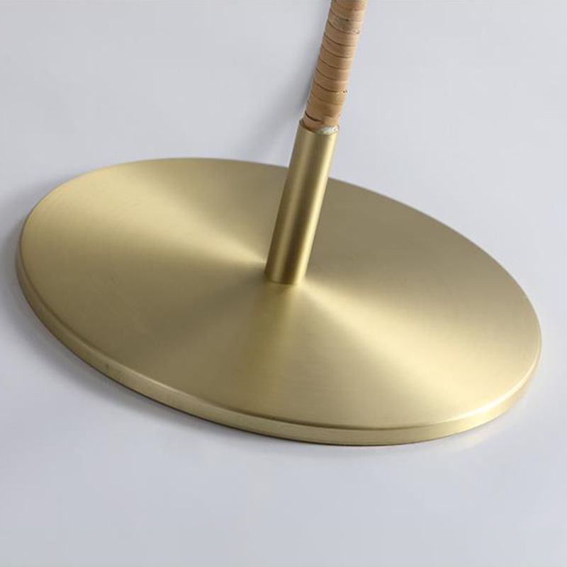 Ritta Moderne LED Lampade da Terra Metallo/Legno Bianco Salotto Semplice