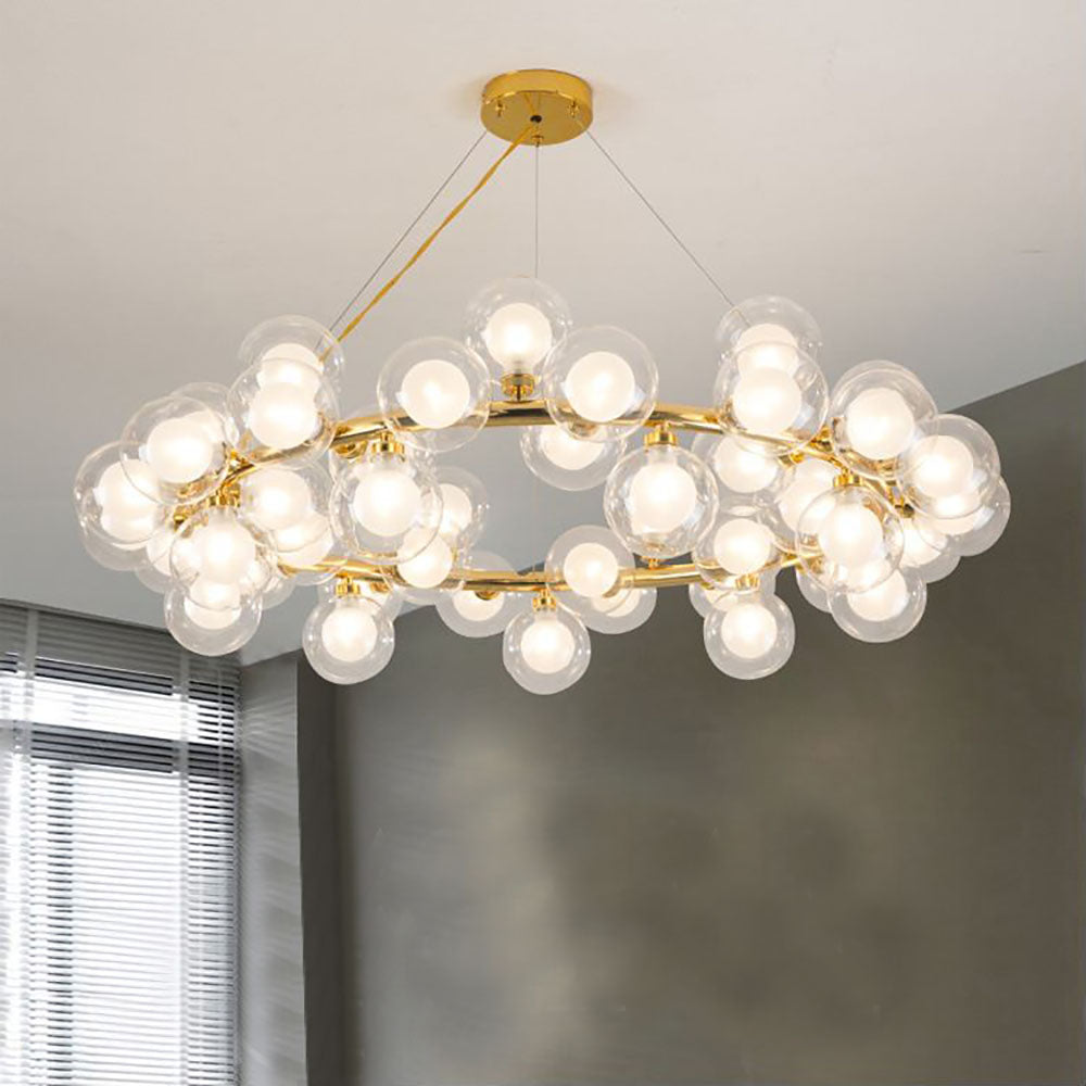 Valentina Moderni LED Oro Lampade a Sospensione Metallo/Vetro Camera da Letto