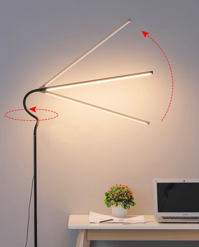 Tiffany Moderne Design LED Lampade da Terra Metallo Soggiorno Lettura